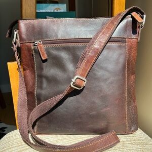 Jack Georges Brown Crossbody